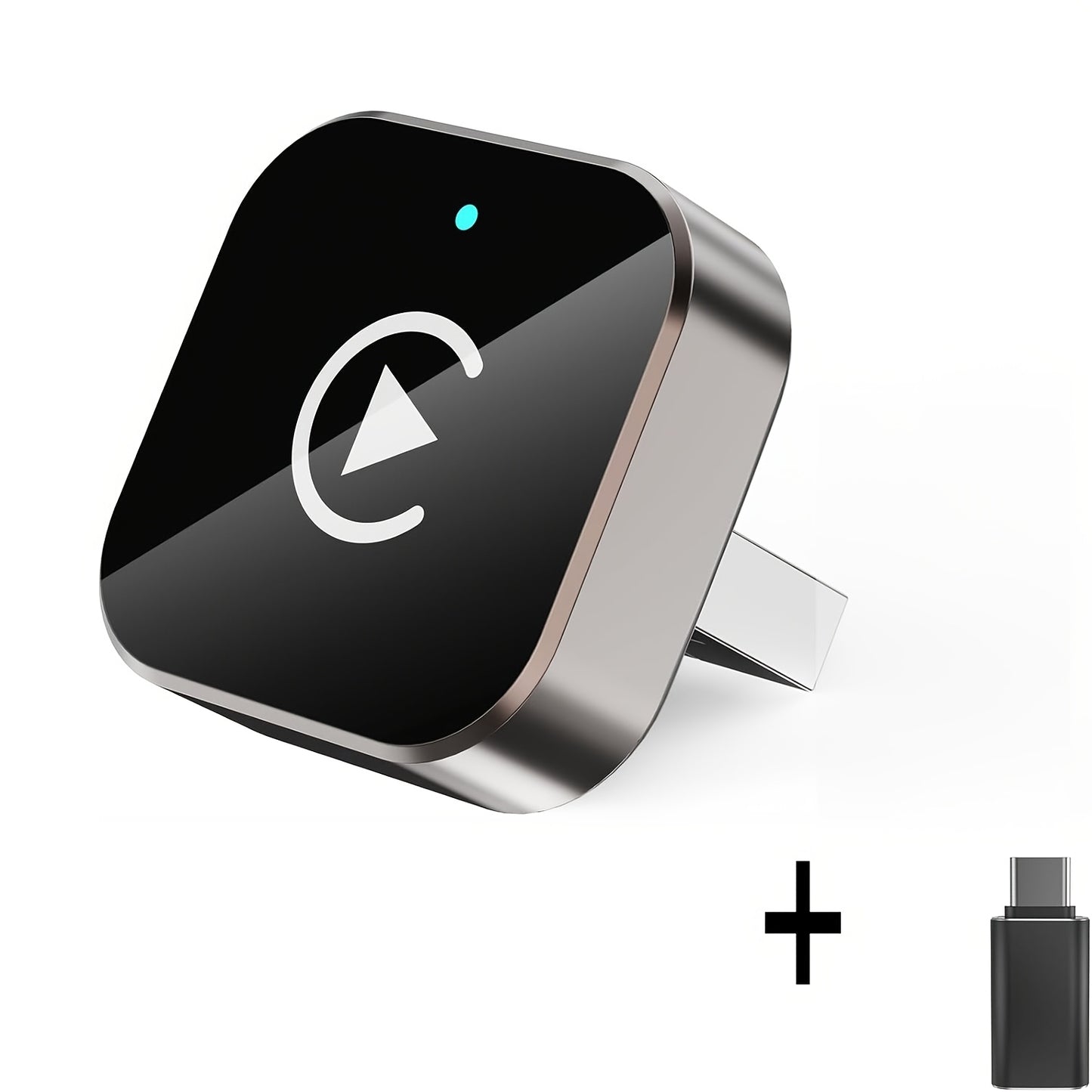 Wireless Carplay Adapter & Android Auto 2025 Upgrade Wired CarPlay to Wireless, 2-in-1 Mini USB Design with Fast Stable Connection Car Play for Apple IOS 10+, Android 11+ Version Car Play Wireless Adapter