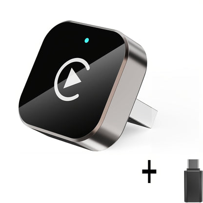 Wireless Carplay Adapter & Android Auto 2025 Upgrade Wired CarPlay to Wireless, 2-in-1 Mini USB Design with Fast Stable Connection Car Play for Apple IOS 10+, Android 11+ Version Car Play Wireless Adapter