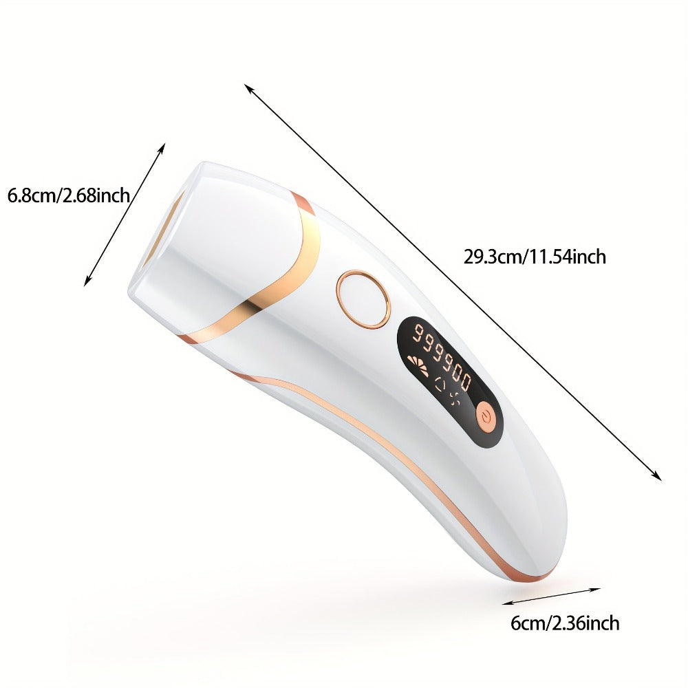 IPL Hair Removal Device for Women & Men, 999,000 Flashes Permanent Hair Remover with 3 Functions (HR/SC/RA), 9 Energy Levels, 2 Light Modes, Full Body Use – Face, Legs, Bikini, Underarms