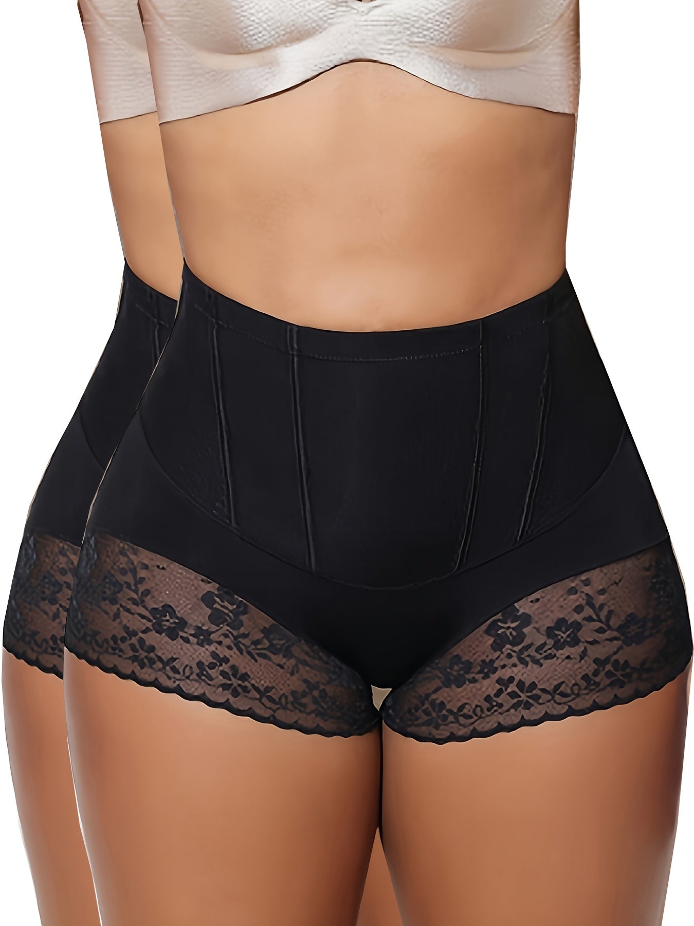 Women’s 2-Pack High-Waist Shapewear Briefs - Tummy Control Support