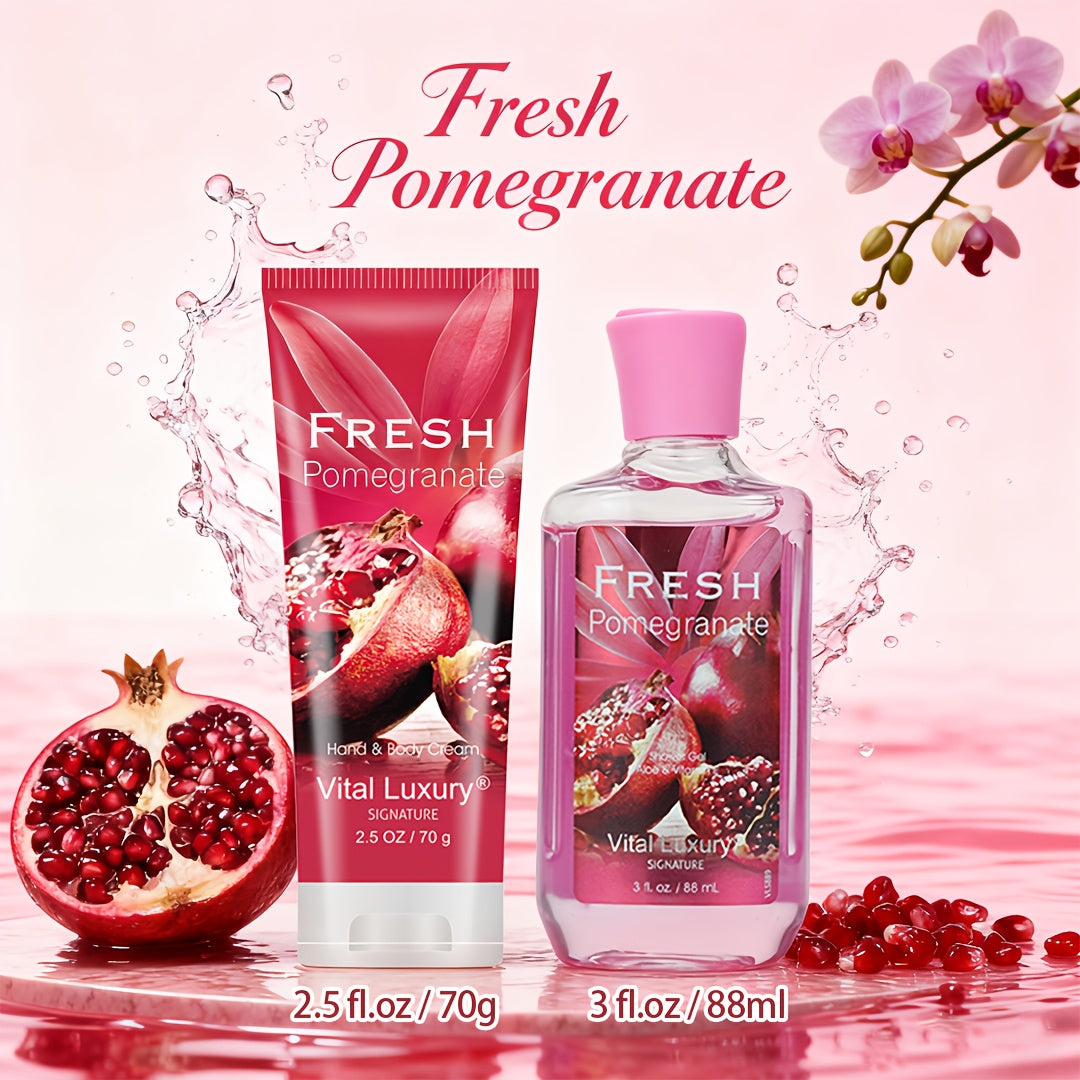 Bath & Body Gift Set 2-Piece Bath Salt Shower Gel & Body Lotion — Home Spa 5 Fragrances Travel Size 88ml+70g | Scented Moisturizing Set for Women & Men | Birthday Christmas Holiday Gift