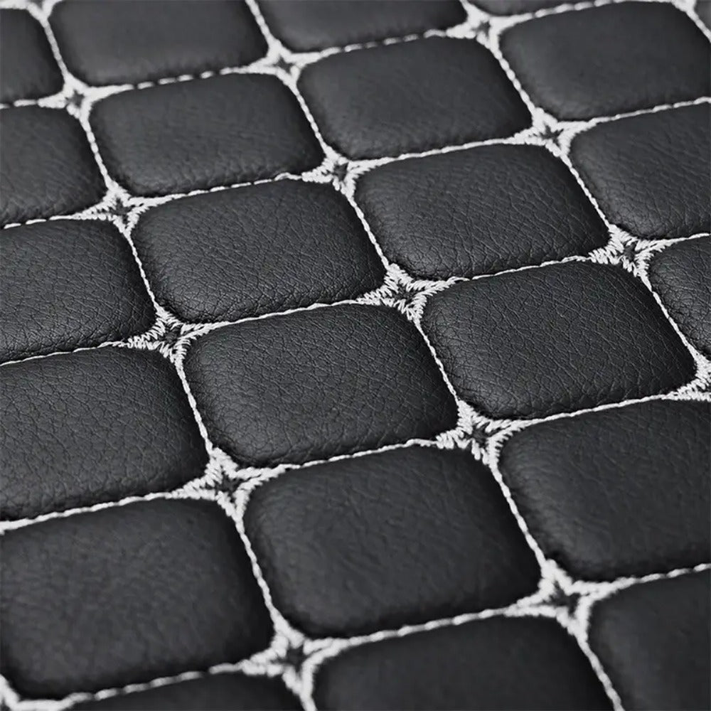Car Back Seat Protector Waterproof, Universal Fit Anti-Stain Splash Guard Seat Cover for Car Interior, Durable Easy-Clean Rear Seat Cushion Liner in Black & Red
