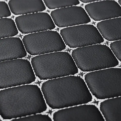 Car Back Seat Protector Waterproof, Universal Fit Anti-Stain Splash Guard Seat Cover for Car Interior, Durable Easy-Clean Rear Seat Cushion Liner in Black & Red