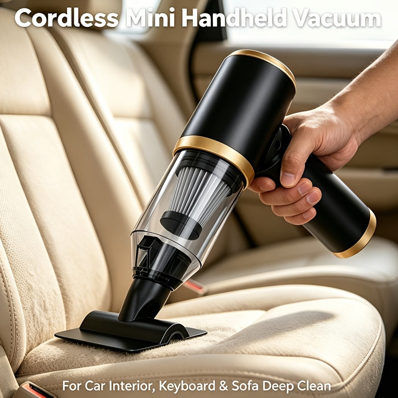 8000Pa Car Vacuum Cleaner - Strong Suction, High Efficiency, Portable Cordless Household Handheld Vacuum Cleaner With Both Blowing And Suction Functions, Equipped With Various Gap Cleaning Tools, Suitable For Car/office/home Cleaning