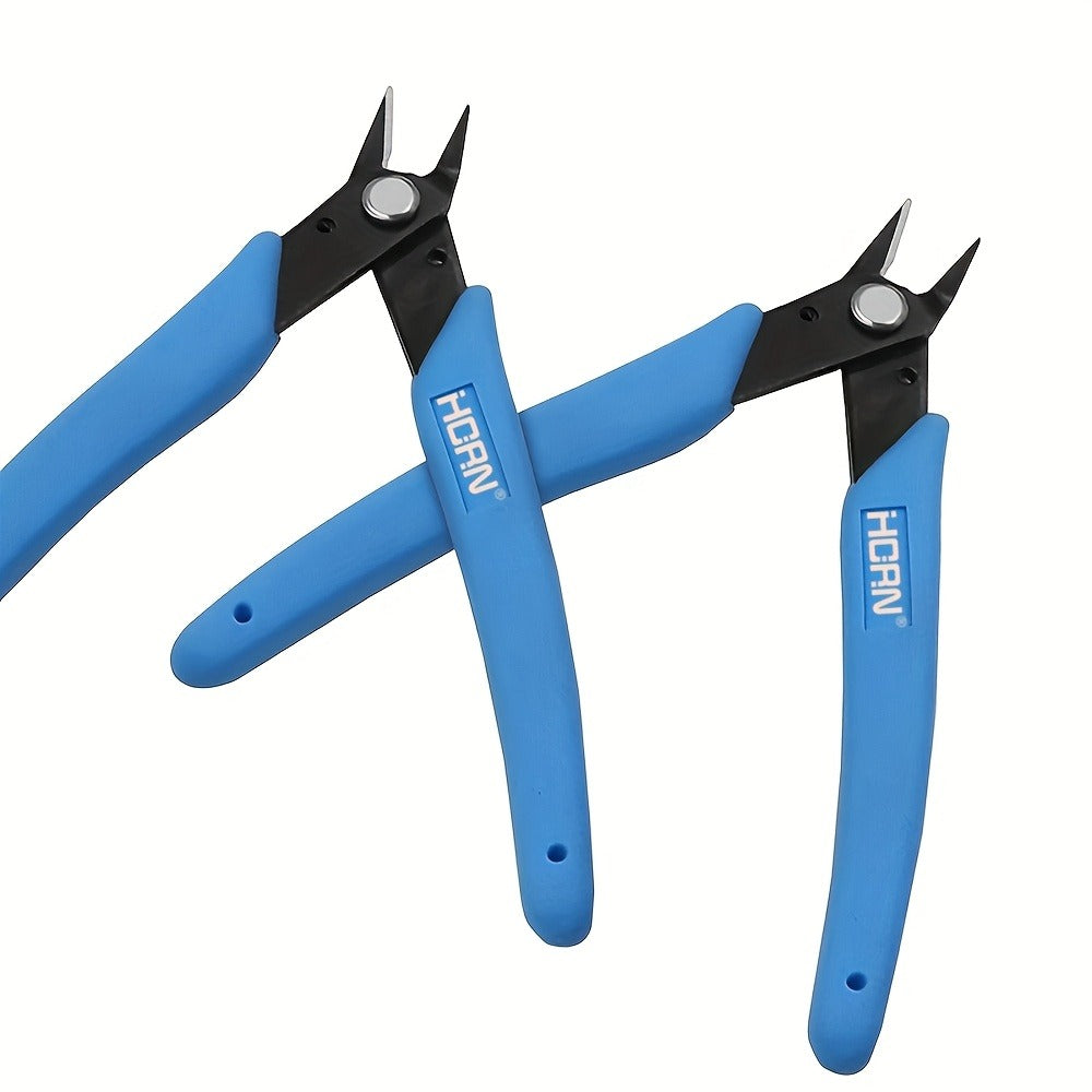 Flush Cut Wire Cutters 5-Inch Precision Micro Nippers – Durable Rust-Resistant Steel, for Electronics Zip Ties Crafts Model Kits PCB Wiring (5pc or 10pc Set)