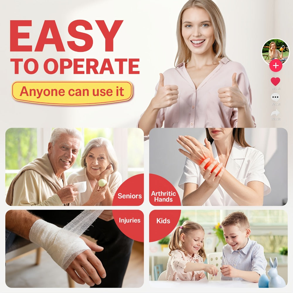 Automatic Can Opener Hands-Free | Electric Battery-Powered One-Touch Can Opener for All Can Sizes, Safe Smooth Edge, Food-Safe Portable Kitchen Tool – No Sharp Edges, Easy to Use, Multiple Colors