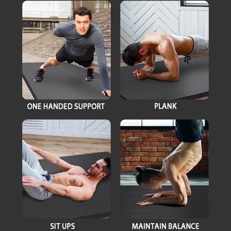 Extra Thick Yoga Mat 20mm – Extra Long 79 x 35 Inch Non-Slip Exercise Mat for Men, High-Density Cushioning for Pilates, Fitness, Stretching & Home Gym Workouts