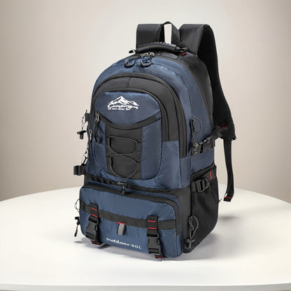 Hiking Backpack Large Capacity for Men & Women – Lightweight Durable Polyester Travel Pack with Adjustable Shoulder Straps, Ideal for Camping, Outdoors & Commuting