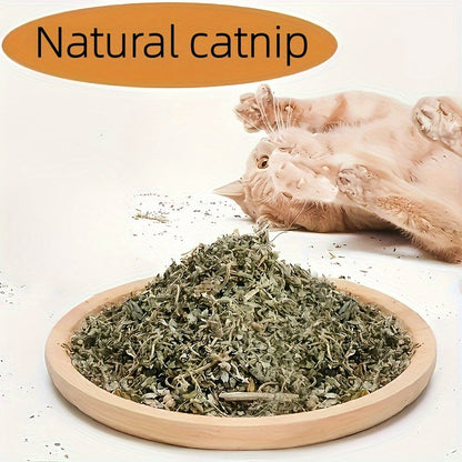 Natural Cat Treats 100g - Dried Herb Snacks for Cats to Aid Digestion, Reduce Hairballs & Stress, Promote Oral Health and Stimulate Natural Instincts