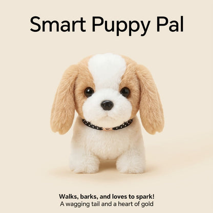 Interactive Walking Plush Pet Toy 9 Styles – Golden Retriever Husky Saint Bernard Kitten Chick Electric Realistic Barking Stuffed Animal, Best Birthday Gift for Toddlers Kids Ages 3+
