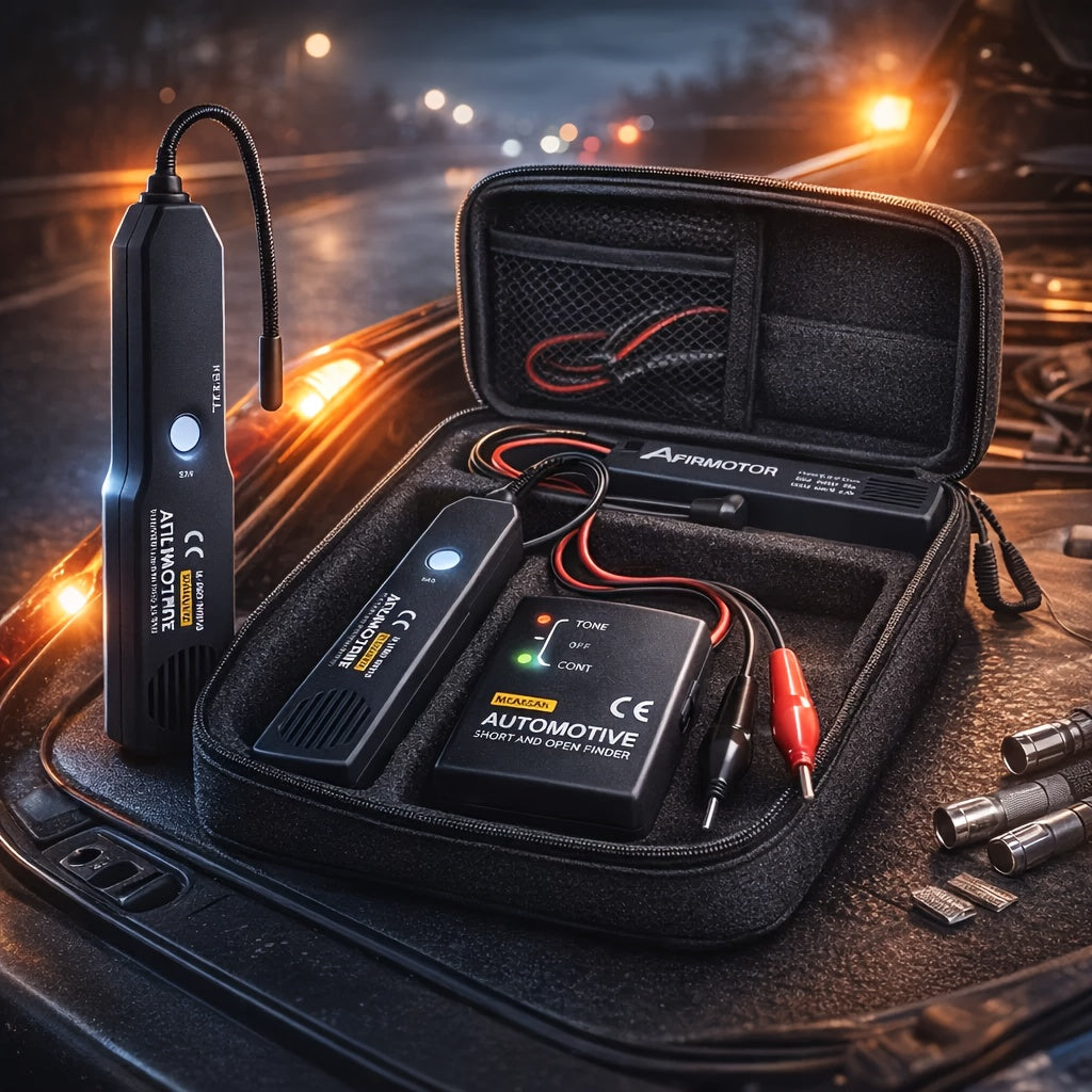 Electrical Wire Tracker Kit, EM415PRO 6-42V DC Automotive Circuit Tester, Fast Locate Broken Wires & Short Circuits, Non-Contact Induction Probe for Vehicle Repair, Essential Gear