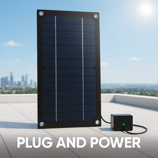 V Solar Panel Kit Battery Charging Controller for Car Caravan Outdoor Power No Energy