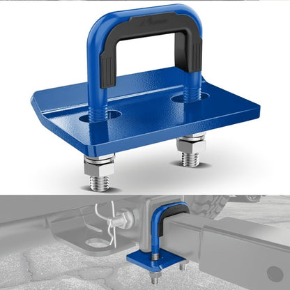 Trailer Hitch Tightener Anti Rattle Stabilizer 2 Inch Heavy Duty Steel U-Bolt with Rubber Cover Hitch Mount Wobble Eliminator for 2" Receiver - Multiple Colors
