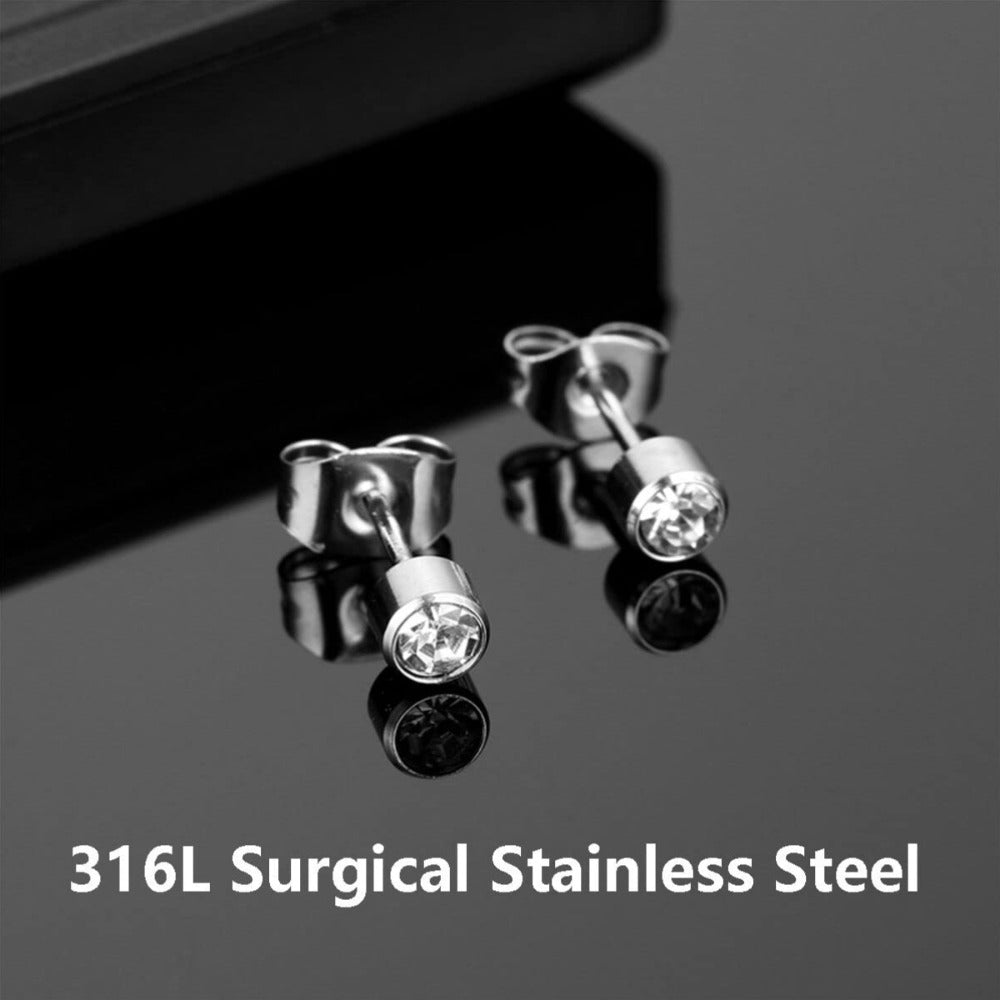 Ear Piercing Gun Kit with 24pcs Stainless Steel Studs – Professional Self Piercing Tool for Ear & Nose with Marking Pen, Safe & Easy to Use for Home & Salon