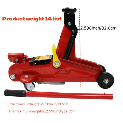 Jack Stands & Hydraulic Floor Jack - 3 Ton Jack Stands 2-Pack or 2 Ton Horizontal Hydraulic Jack for Vehicle Lifting & Auto Repair