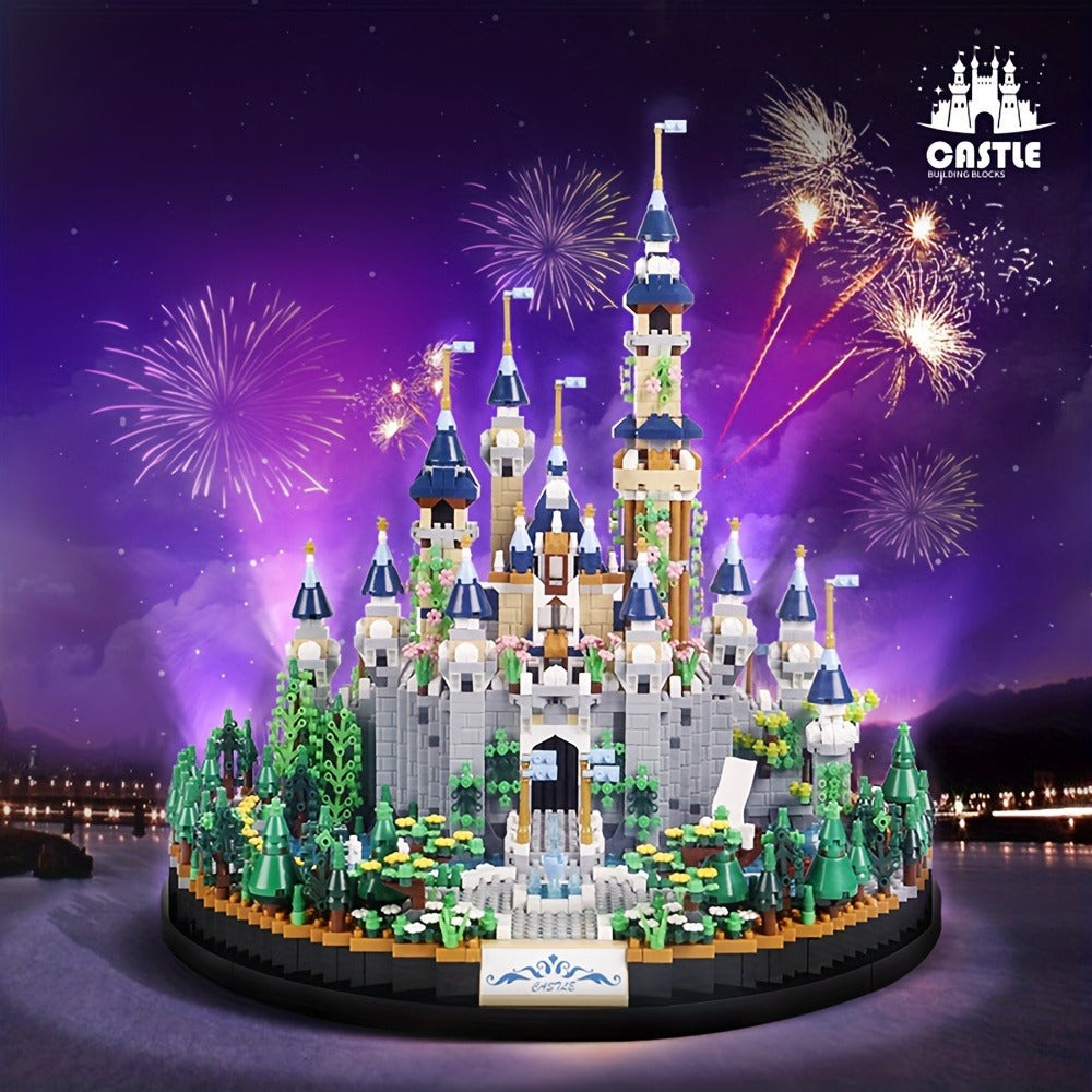 3600PCS Princess Castle Building Blocks Fairytale Palace STEM Micro Brick Architecture Kit for Girls Ages 8+ – Creative Birthday Christmas Valentine's Day Gift, Home Room Decor Display Piece