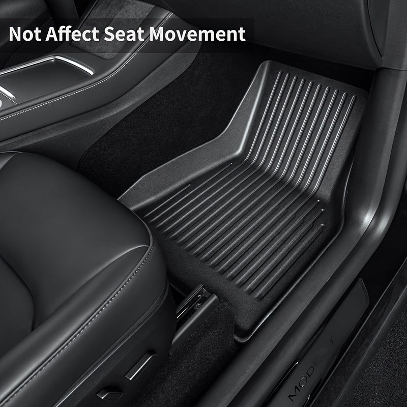 FRUKA 7pcs All Weather TPE Floor Mats And Cargo Trunk Liners for 2025 for TESLA Model Y Juniper/ 2020-2024 for TESLA Model Y/ 2024-2026 for TESLA Model 3 5-Seater (Does Not Fit 7-Seat)