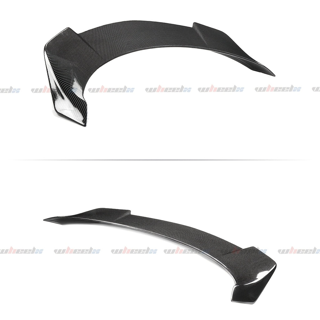 Rear Trunk Duckbill Spoiler for 2018-2022 for TOYOTA Camry All Models SE XSE XLE LE 4-Door, High Kick V-Style Trunk Lid Spoiler Wing, Gloss Black/ Carbon Pattern, 1pc