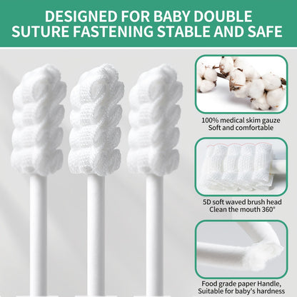 Baby Oral Care - 48-pcs Tongue Cleaner Toothbrush