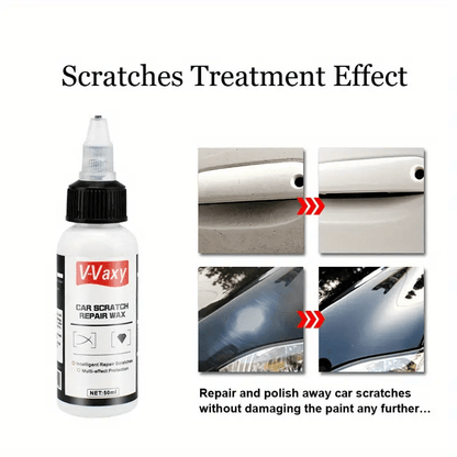 Car Scratch Remover Kit – Paint Scratch Repair Wax with Sponge & Towel, Deep Scratch Polish for All Vehicles