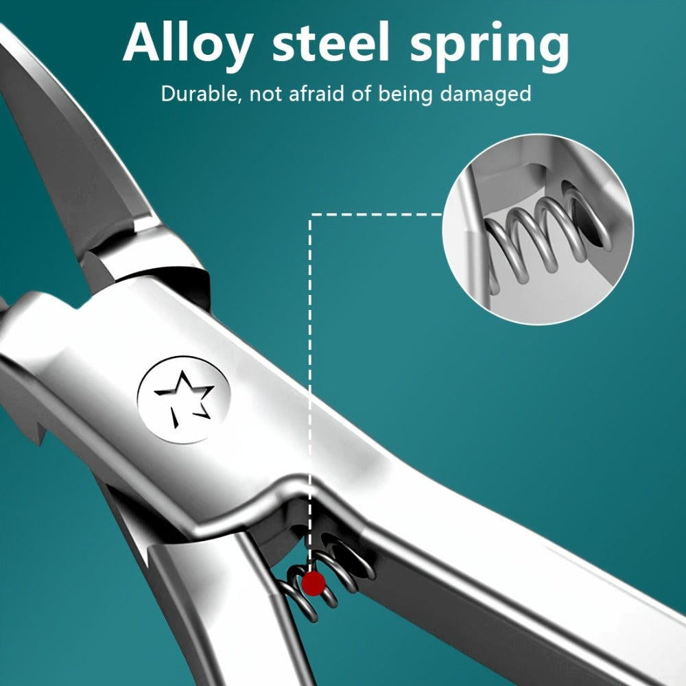 Ingrown Nail Clippers 4CR13 Stainless Steel Professional with Extended Blade & Open Jaw Design – Precision Cuticle Scissors & Dead Skin Trimmer for Thick Nails | Nail Art Tool for Men & Women