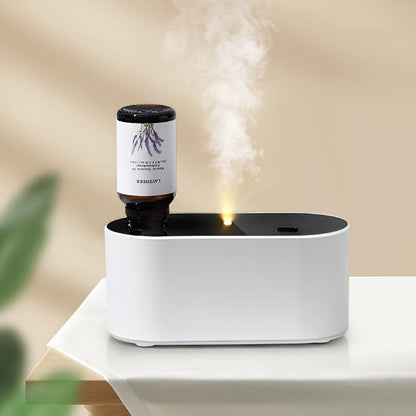 Essential Oil Diffuser Waterless Aroma Diffuser – USB Mini Humidifier, 3 Misting Modes, Color LED Lights, Auto Circulation for Home, Office & Car