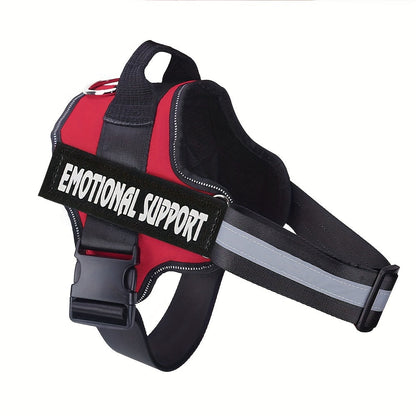 Emotional Support Dog Harness No-Pull Reflective Vest with Handle – Adjustable No-Choke ESA Pet Harness for Easy Walking & Training, XS to XXL, 11 Colors