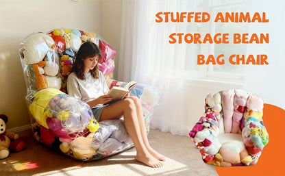 Clear Kids Storage Sofa with Large-Capacity Storage and Padded Seat for Kids' Room detail image - detail view 10