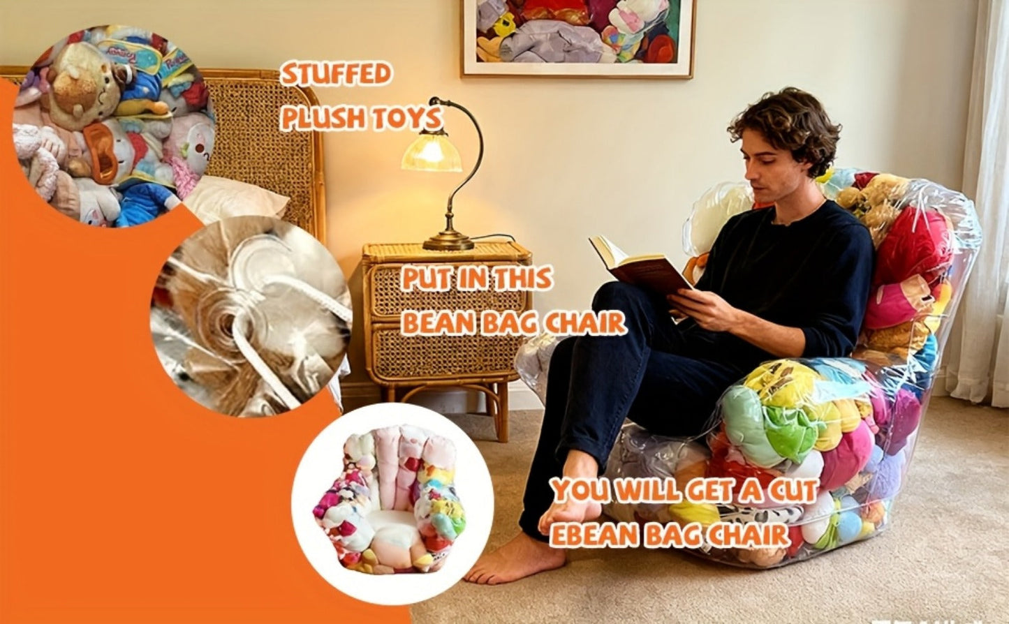 Clear Kids Storage Sofa with Large-Capacity Storage and Padded Seat for Kids' Room detail image - detail view 13
