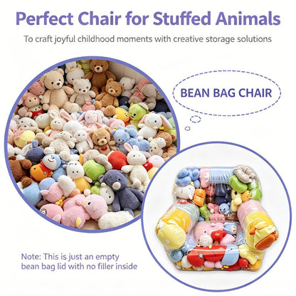 Clear Kids Storage Sofa with Large-Capacity Storage and Padded Seat for Kids' Room detail image - detail view 4