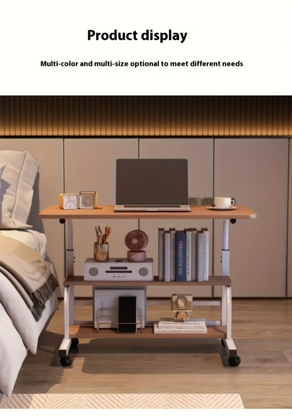 Computer Desk with Adjustable Height for Work, Display, and Everyday Use in Home Office detail image - detail view 14