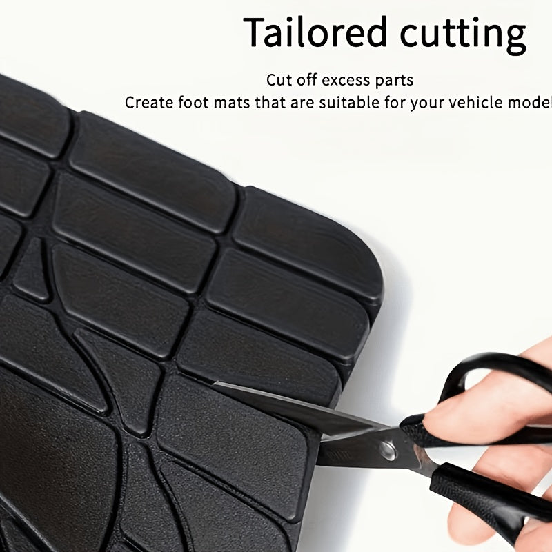 Anti Slip And Durable Car Trunk Mat, Uniquely Designed, Waterproof Car Trunk Floor Mat, Can Protect The Vehicle From Dirt And Scratches, Suitable For Most Sedan SUVs