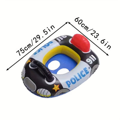 Car Inflatable Pool Float for Kids – Fun Novelty Swim Ring Floatie Tube for Swimming Pool, Lake, Beach & Summer Pool Party, Cool Car Design Water Toy, 1 Pack