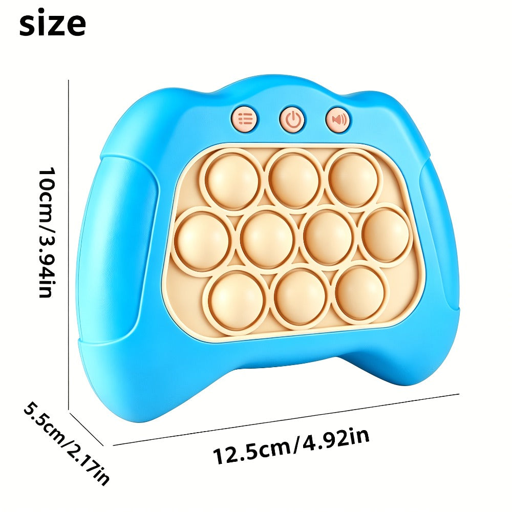 Handheld Electronic Fidget Game – Smart Interactive Touch-Activated Puzzle Toy, Portable Stress-Relief Memory Game Device for Kids Teens & Adults, Fun Creative Gift for Birthdays & Celebrations