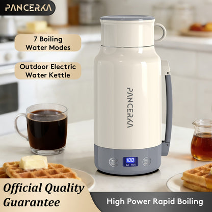 Portable Electric Kettle 400W – 1L 33.8oz Fast Heating 304 Stainless Steel Kettle with Smart Temperature Control, Boil & Warm Functions, Safe & Easy to Clean, Perfect for Travel & Home – Green, White