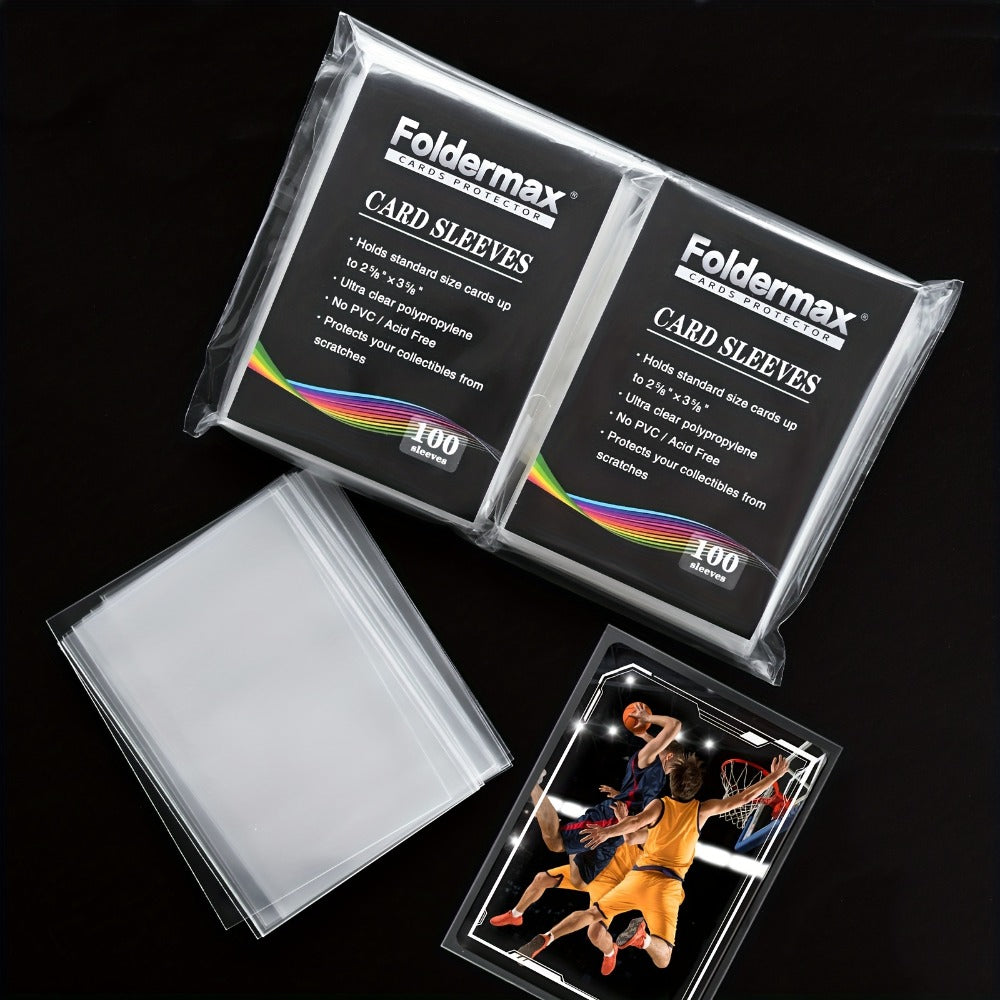 Penny Sleeves for Trading Cards 200/500/1000/2000 Pack – Premium Soft Card Sleeves for Baseball, TCG, Game Cards | Kids & Collectors Gift