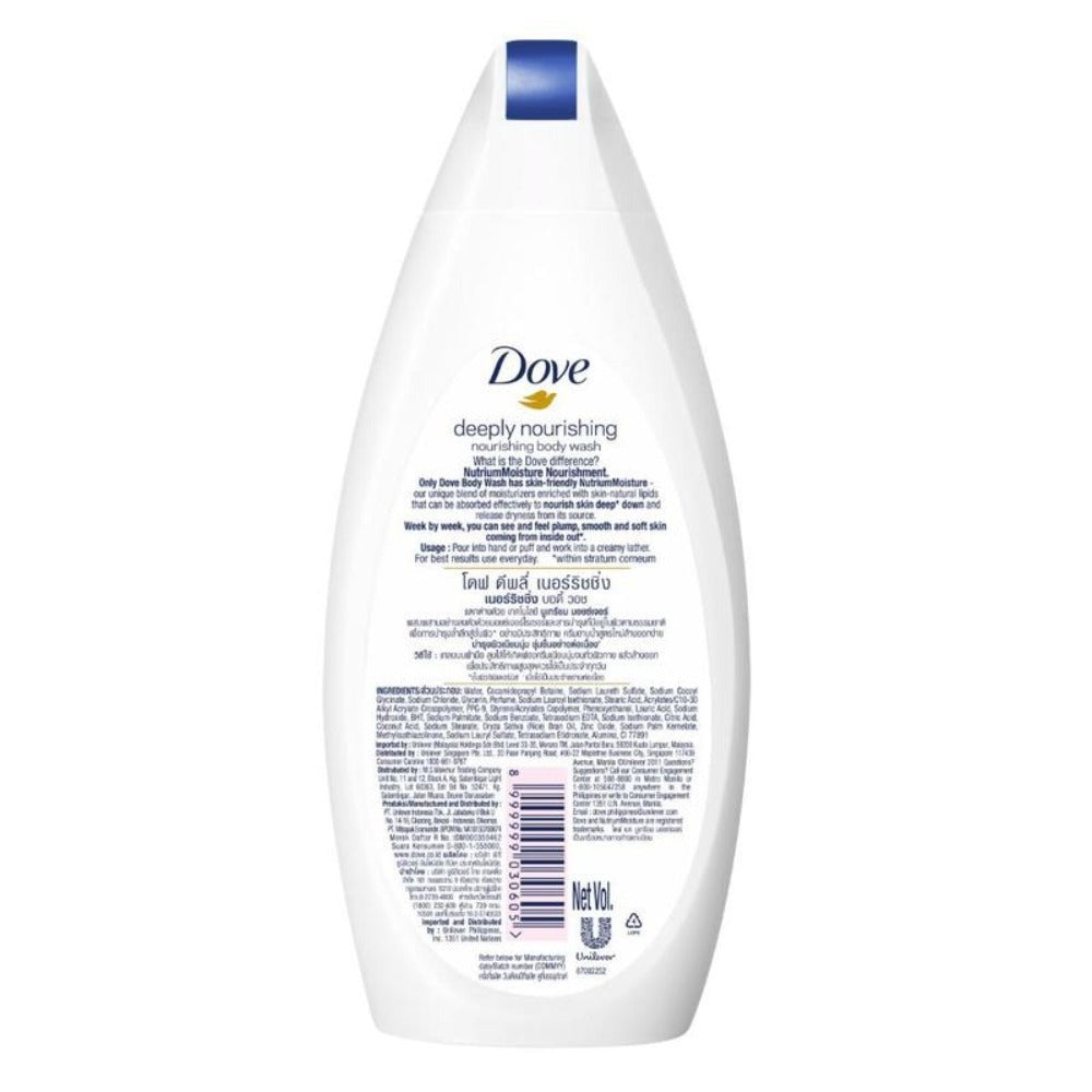 Dove Body Wash 3 Pack 200ml – Moisturizing Gentle Cleanser Mix Pack, Soap-Free Dermatologist Recommended Daily Shower Gel for Soft Nourished Skin, Travel Size 6.7 fl oz