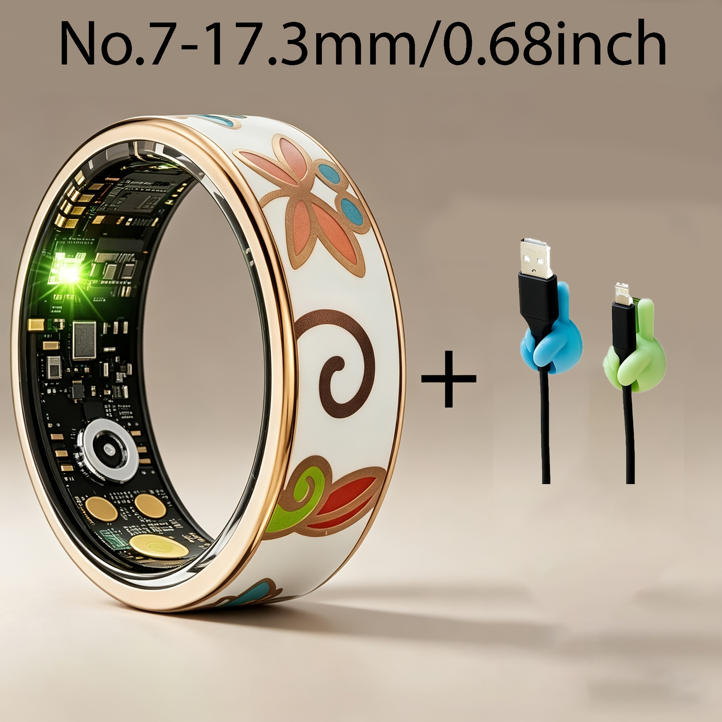 Health Tracking Smart Ring | Pedometer Sleep Calorie iOS Android