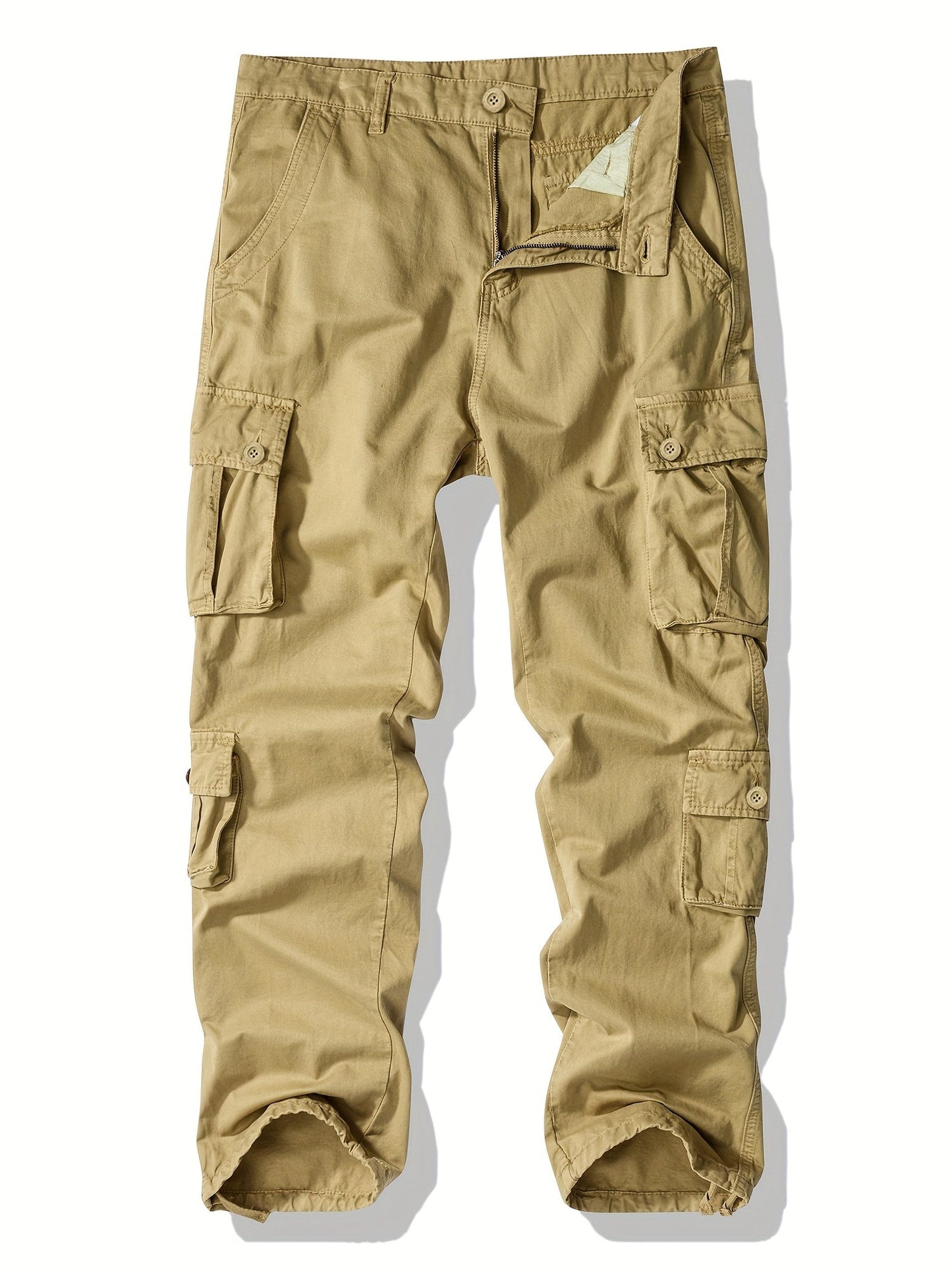 Men's Cargo Pants - Regular Fit With Pockets
