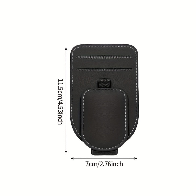 [Car Eyeglass Clip] High-Quality Car Eyeglass Clip, Multi-Functional Car Sun Visor Card Holder, In-Car Eyewear Storage Rack, Fashion Glasses Clip