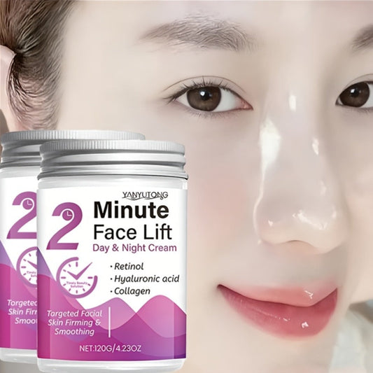 Peptide Collagen Firming Face Cream 120g – 2-Minute Instant Lifting Day & Night Moisturizer with Hyaluronic Acid, Anti-Aging Wrinkle Smoothing Cream for Women All Skin Tones