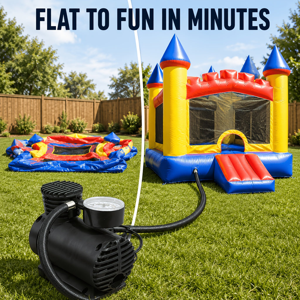 Multifunctional Portable Electric Air Pump, Suitable for Car Tires, Balls, Balloons, Inflatable Castles, Pool Toys, and Outdoor Inflatable Decorations