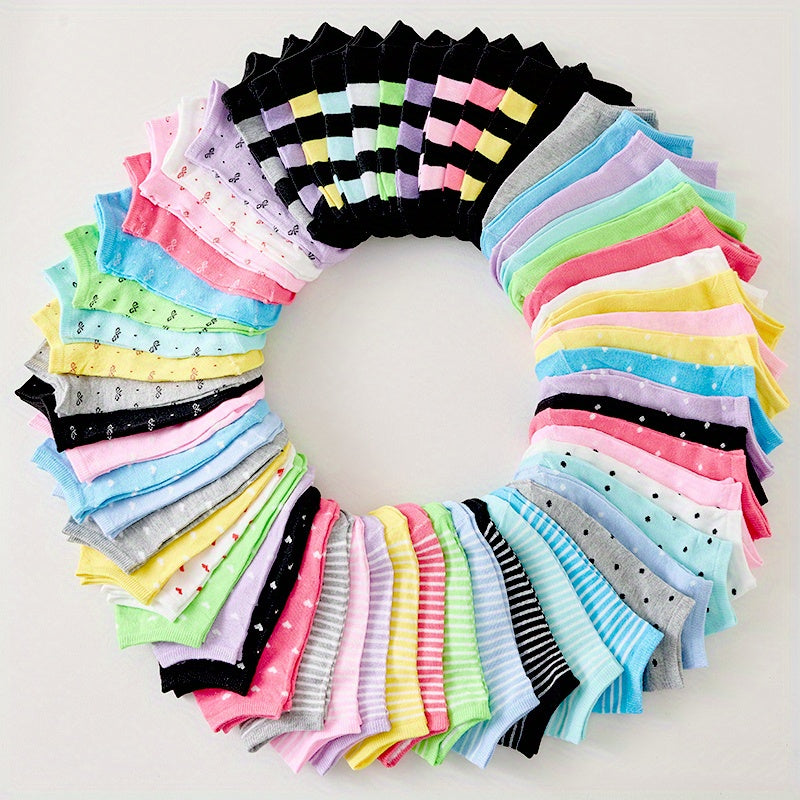 Women's Cute Print Socks - 20-Pair Pack