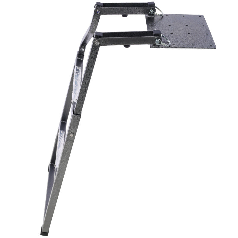 Pickup Truck Tailgate Ladder, Universal Fit Truck Bed Ladder for Easy Access to Truck Bed, Durable and Sturdy Rear Truck Ladder for Camping, Loading and Unloading