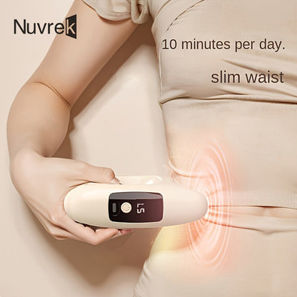 Massage Ring 5-Speed Fascia Massager for Neck Waist Back Full Body Fat Burning Relaxation Fitness