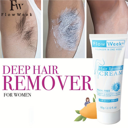 Hair Removal Cream for Men Gentle Fast-Acting Alcohol-Free Depilatory Cream Body Legs Arms Chest Back Intimate Areas Painless Smooth Skin Hair Remover Sensitive Skin Safe 1pc 3pc 5pc Value Pack