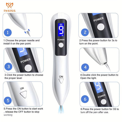 IPL Hair Removal Device 9-Level Adjustable with LCD Display - USB Rechargeable Painless Electric Epilator for Women & Men, Portable Full Body Hair Remover, Valentine's Day & Christmas Gift
