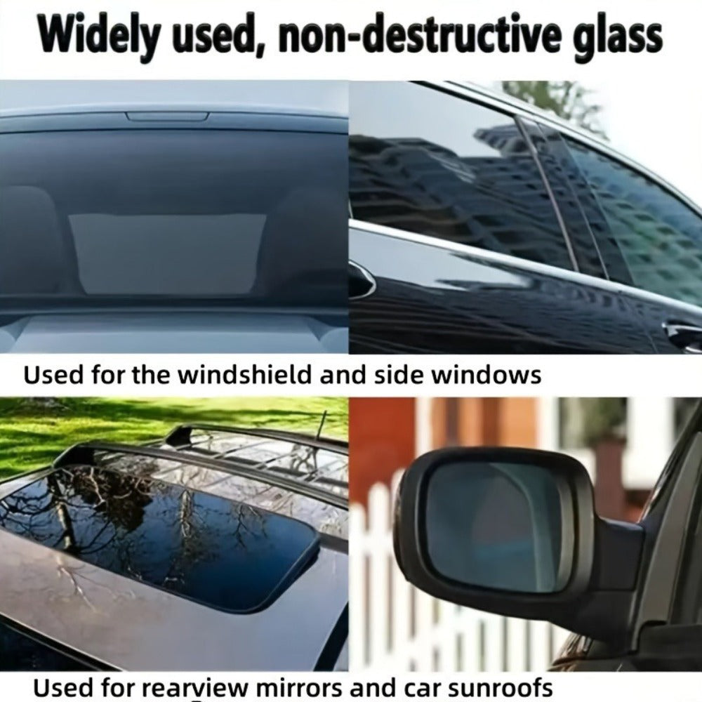 Car Glass Polishing Compound 30g – Windshield & Rearview Mirror Scratch Remover, Brightening Polish with Protective Coating for Auto Glass Restoration