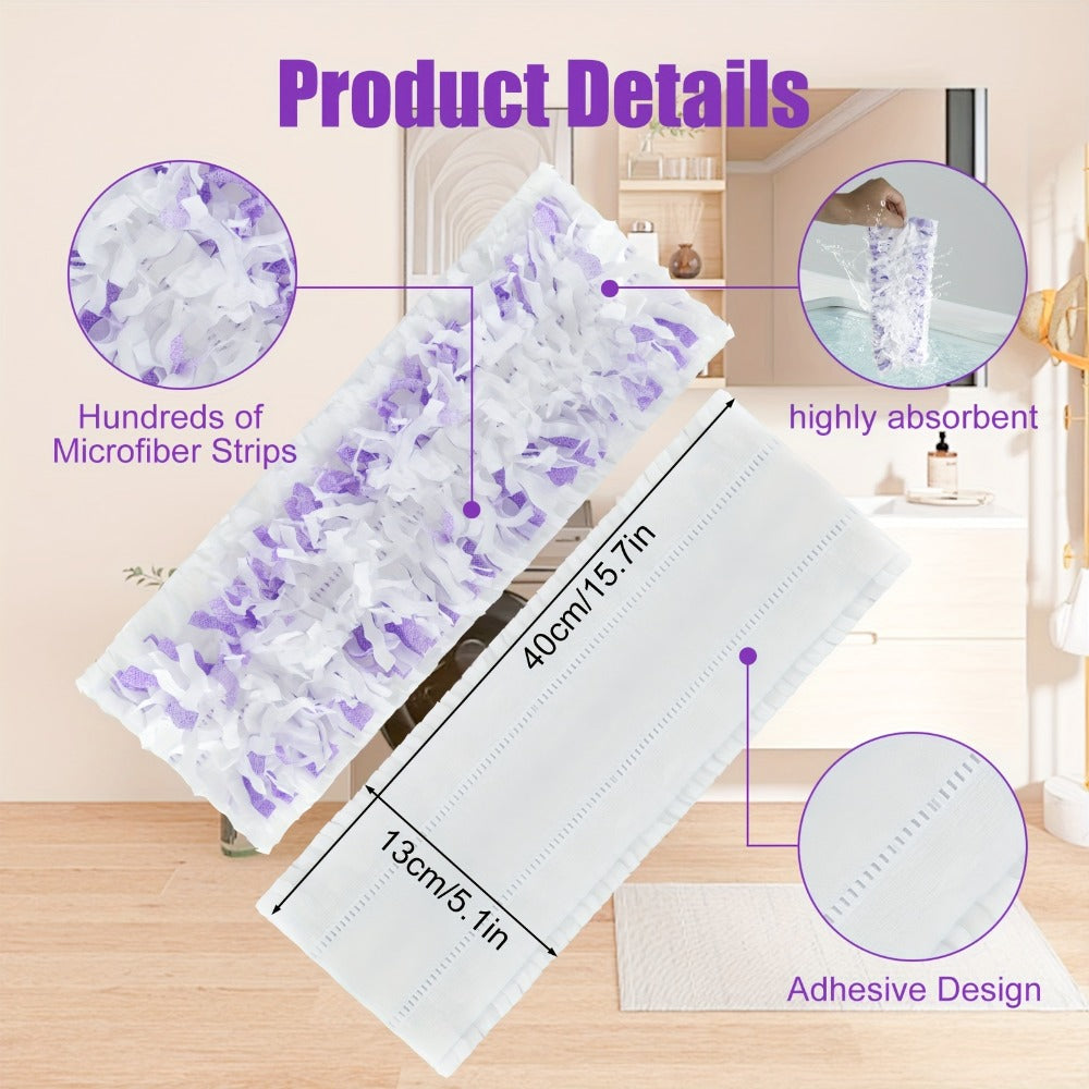 Disposable Mop Pads Refill 29 Pack Compatible with PowerMop, Replacement Wet Mop Pads for Multi-Surface & Hardwood Floor Cleaning, No Mop Rod Included