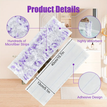 Disposable Mop Pads Refill 29 Pack Compatible with PowerMop, Replacement Wet Mop Pads for Multi-Surface & Hardwood Floor Cleaning, No Mop Rod Included
